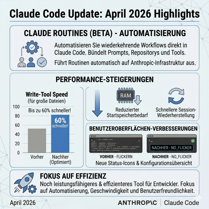 Claude bekam ein Update