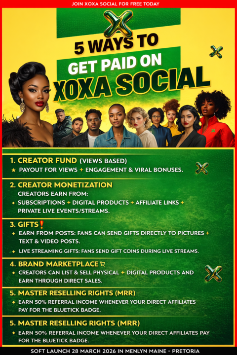 🎉🚀BIG NEWS CREATORS! GET READY TO EARN ON XOXA SOCIAL! 🥂