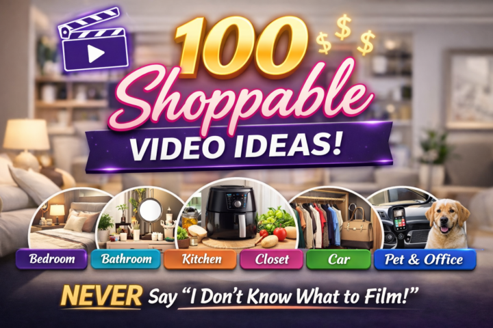 🎥 100 Shoppable Video Ideas