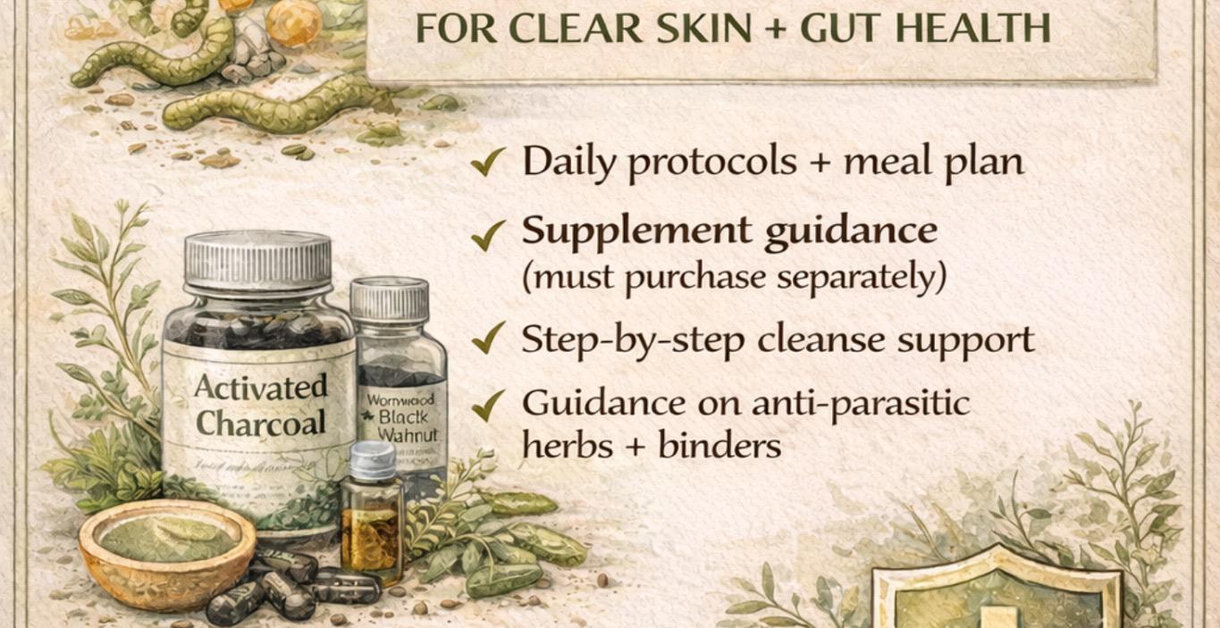 🌿 14-Day Parasite & Candida Cleanse