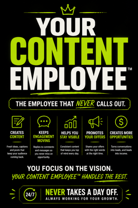 🥵 Imagine having a Content Employee™ available 24/7.