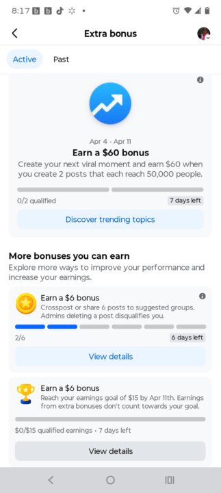 Bonus help 