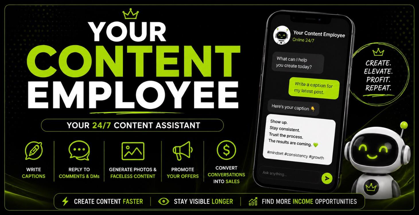 👩🏽‍💻 YOUR CONTENT EMPLOYEE™
