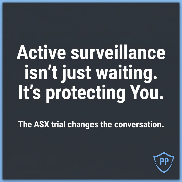 The ASX trial — exercise vs. usual care for men on active surveillance. Are the men in this community being given a programme, or just general advice?