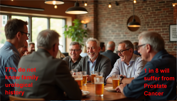 77% of Men do not know their Family Urological History