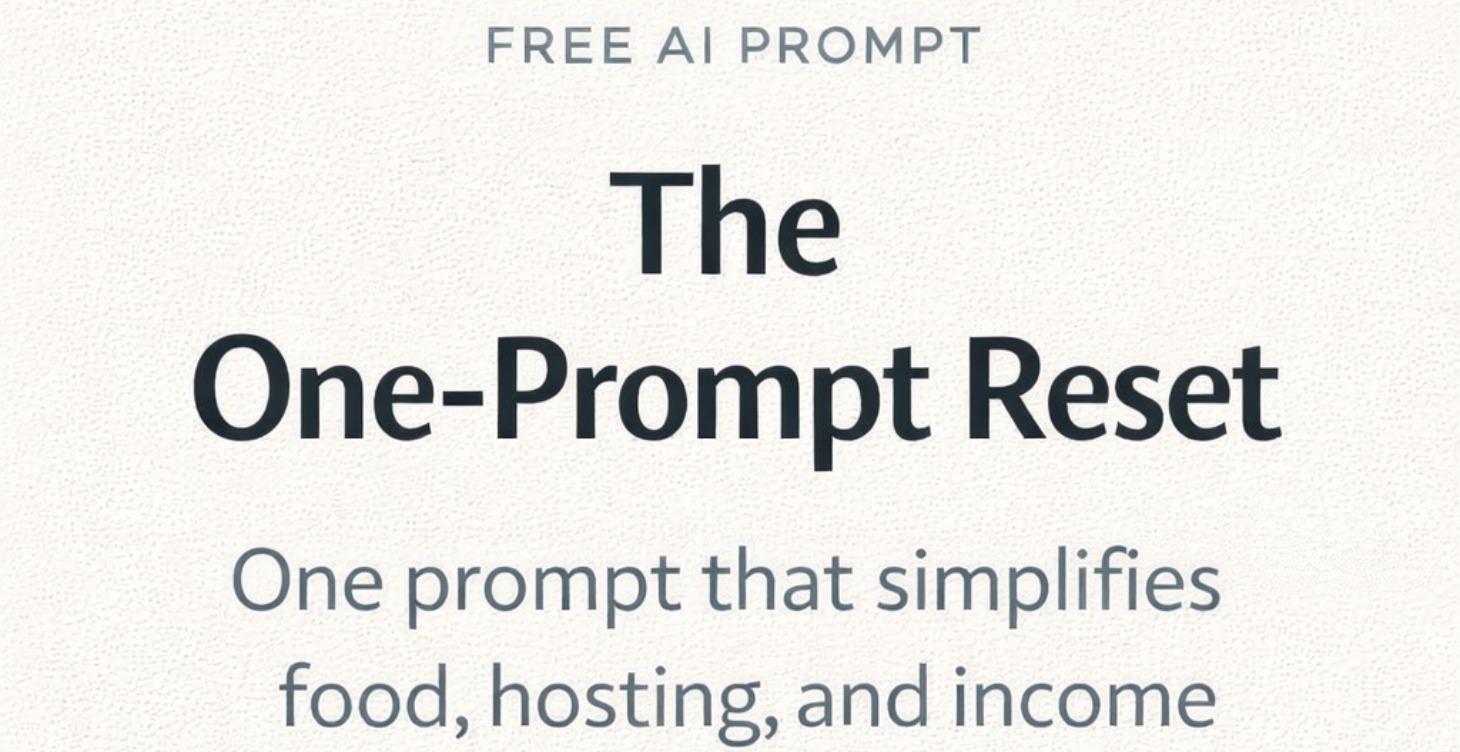 One Prompt Reset