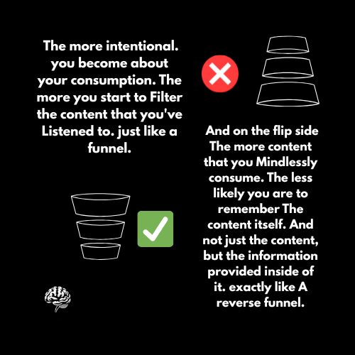Content CONSUMPTION done properly