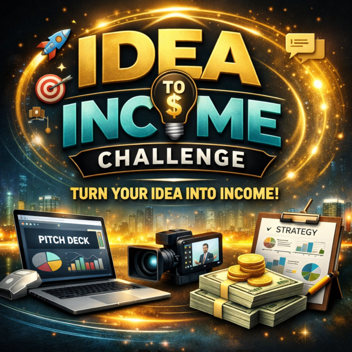 🔥🚀IDEA TO INCOME CHALLANGE IS LIVE!🔥🔥