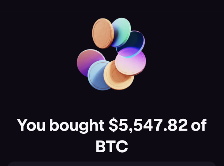Bought another $5.5k worth of BTC @ $102k today