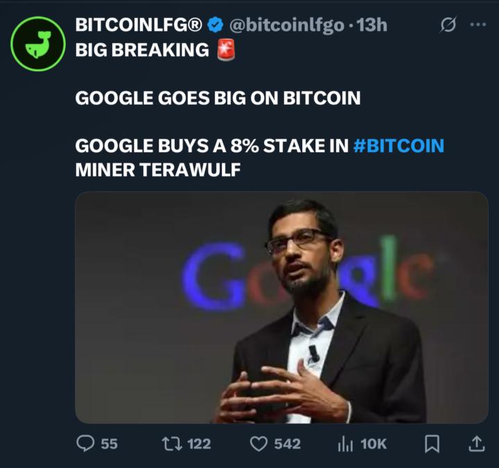 Google starts to enter the Bitcoin game 