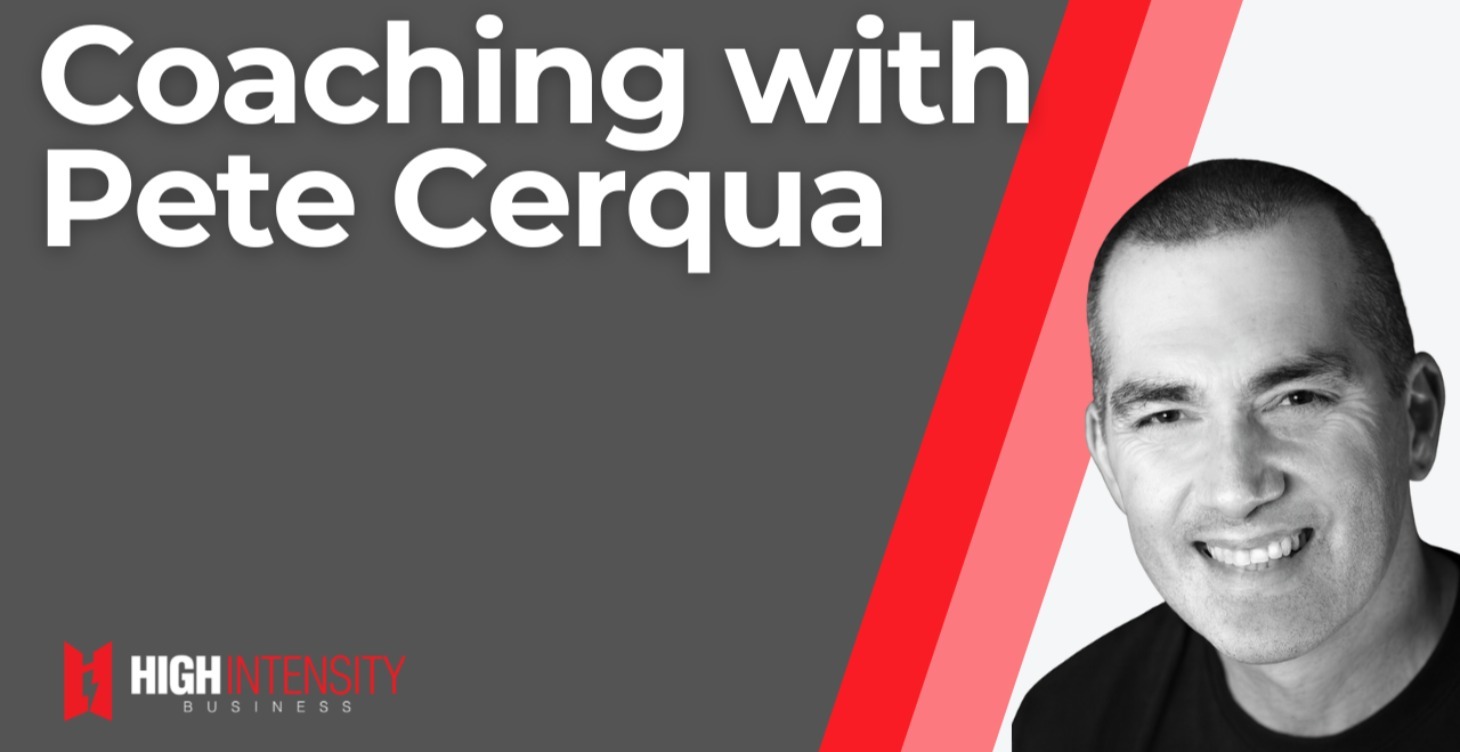 Apply for Coaching with Pete