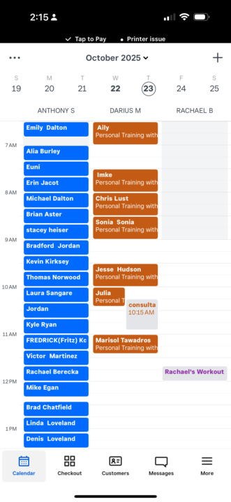 2 PRs in one day 36 scheduled sessions, and my single biggest one time payment a year PIF 3 times a week. 