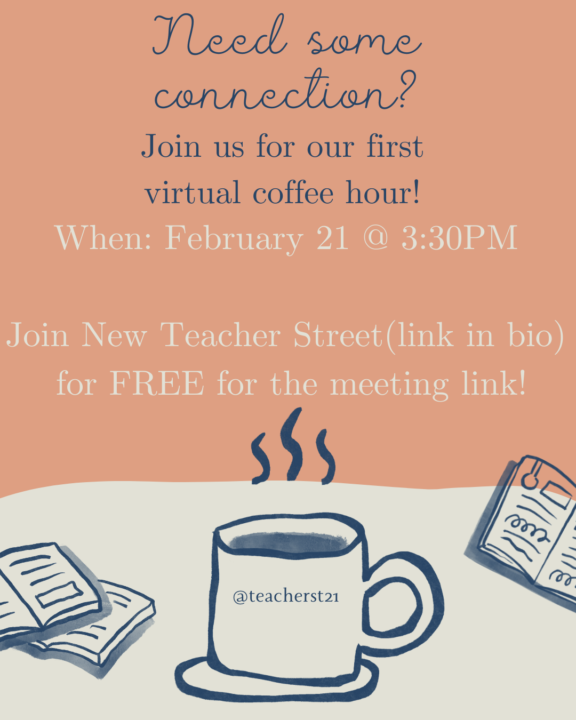 First coffee hour coming up this week!