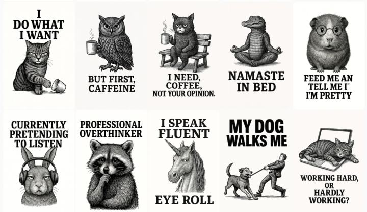 🖤🤍 The Timeless Appeal: Dive into Black & White Designs!