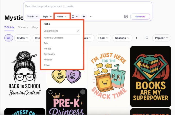 🎯 Laser-Focused Designs? Your Niche Has Never Been Easier!