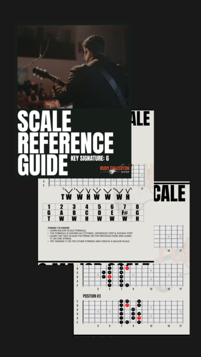 Written guitar material 