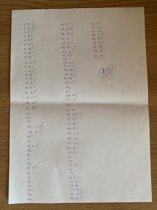 Plec de la nota 7,30