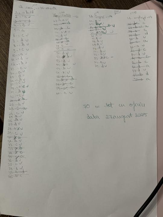 Plec de la nota 7!