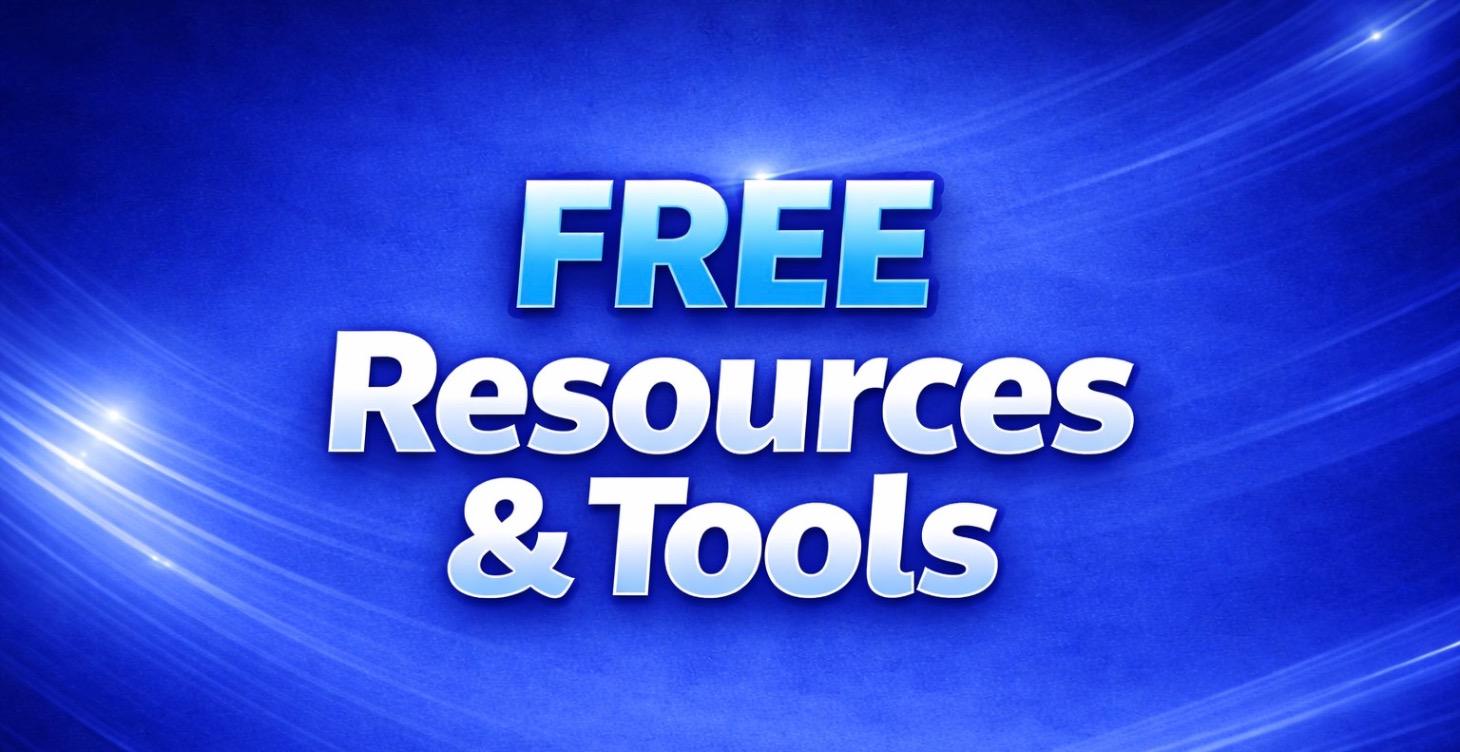 FREE Resources  & RECOMMENDED Tools 🧰