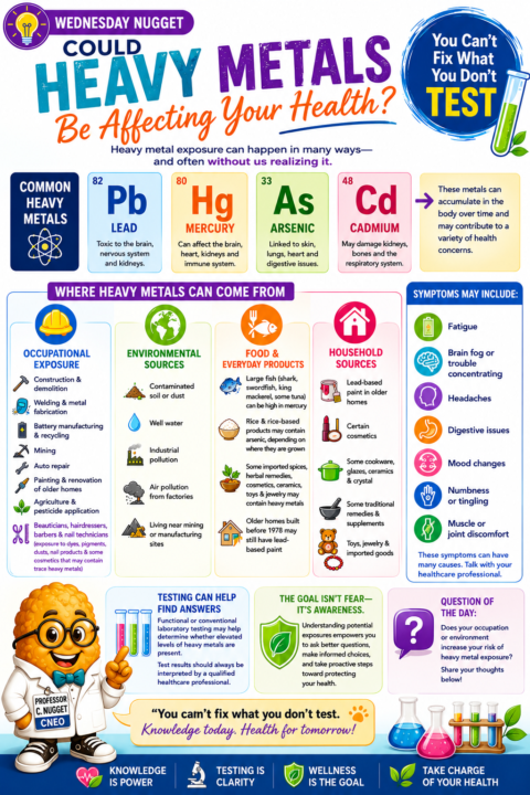 Wednesday Nugget: Could Heavy Metals Be Affecting Your Health?