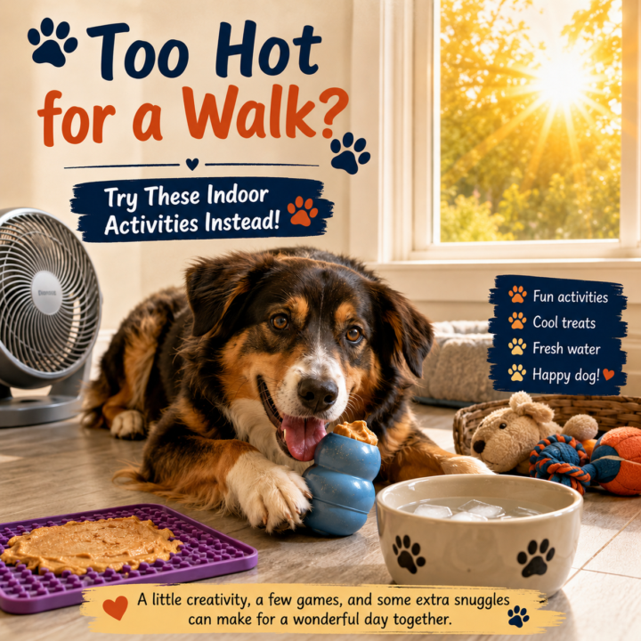 🐾 Too Hot for a Walk? ☀️