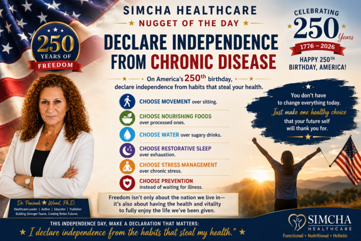 🇺🇸 SIMCHA HEALTHCARE NUGGET OF THE DAY 🇺🇸