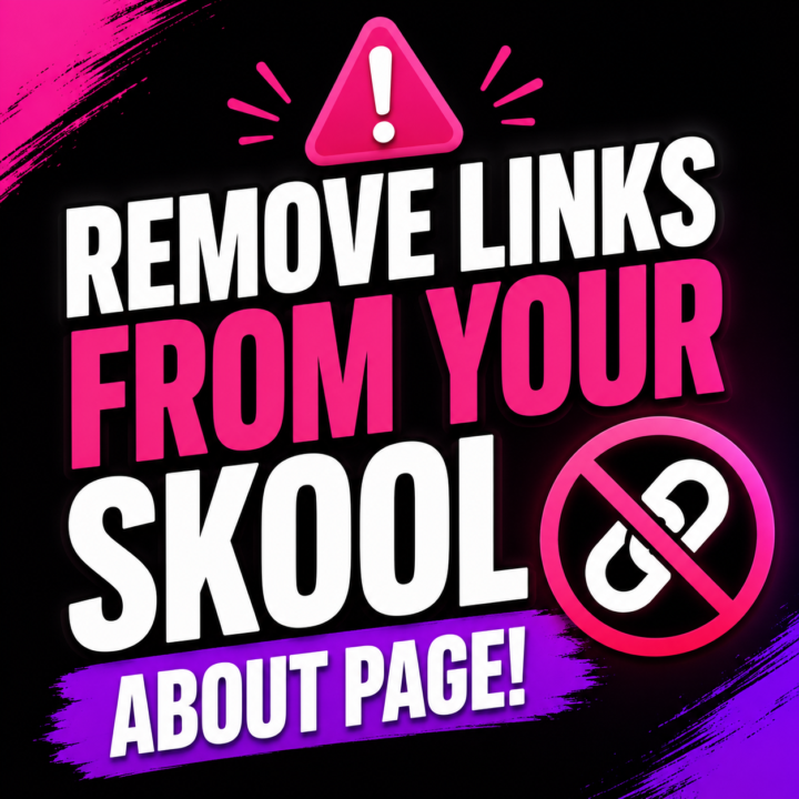 🚨 If your Skool About page has links… read this before it’s too late.