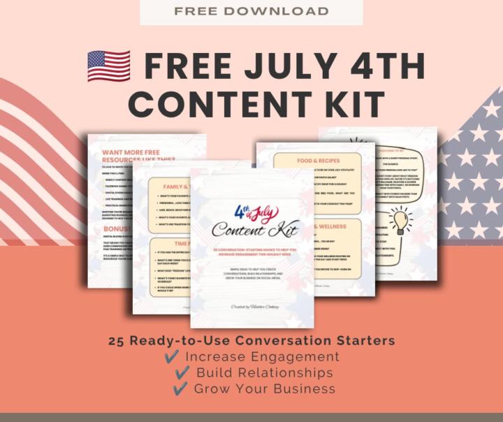 🇺🇸 25 Quick July 4th Content Hooks (Free)