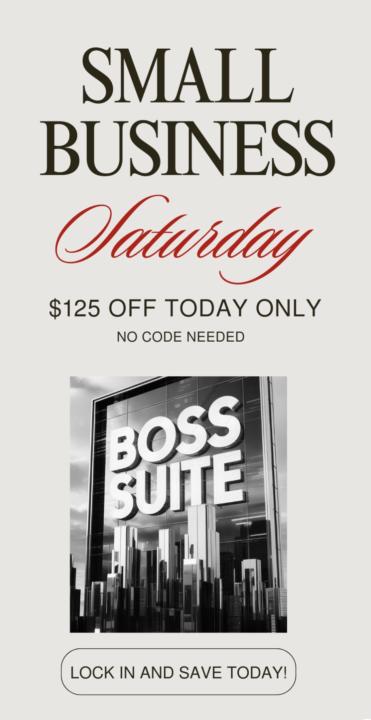 🚨 FINAL HOURS — Biggest Boss Suite Deal Ends Monday night. 🚨