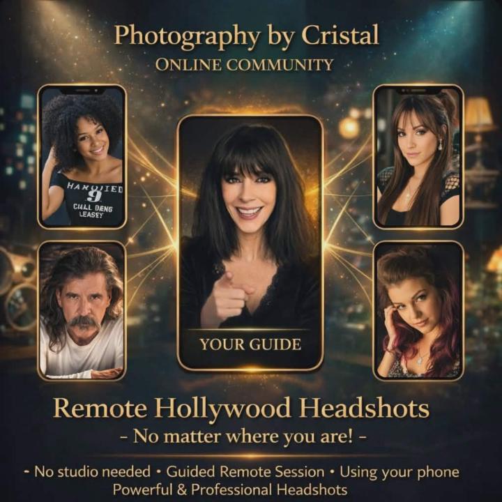 🎬Remote Hollywood Headshot-From You Home, Guided by a Pro📸