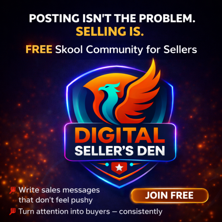 🚨 FREE SKOOL COMMUNITY — BUILT TO HELP YOU MAKE SALES  🚨