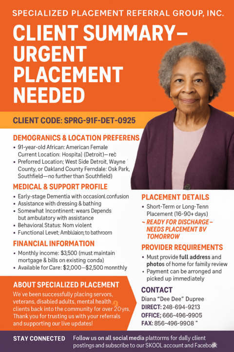 New Lead Mi - Wayne/Oakland Cty 🏘️