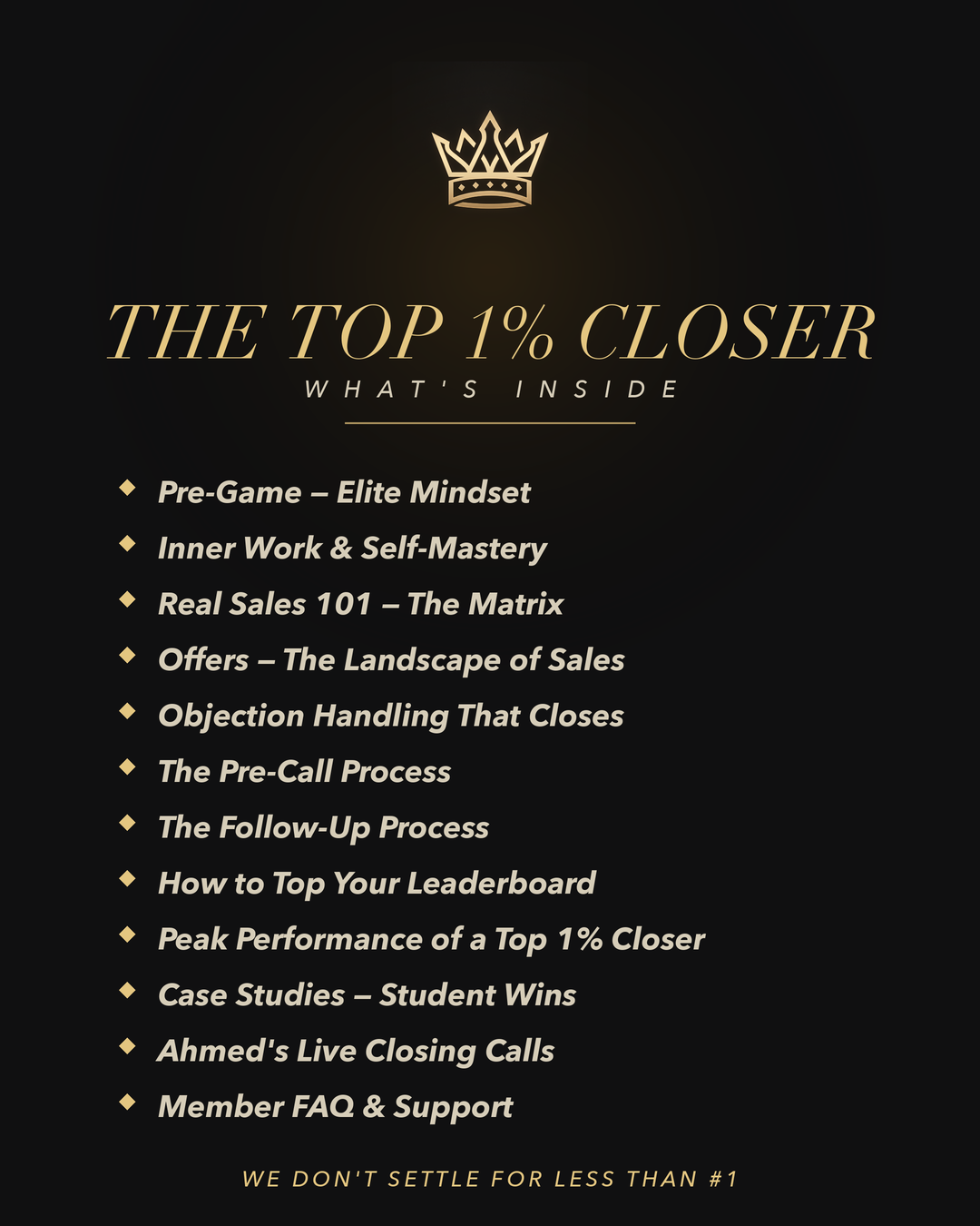 The Top 1% Closer