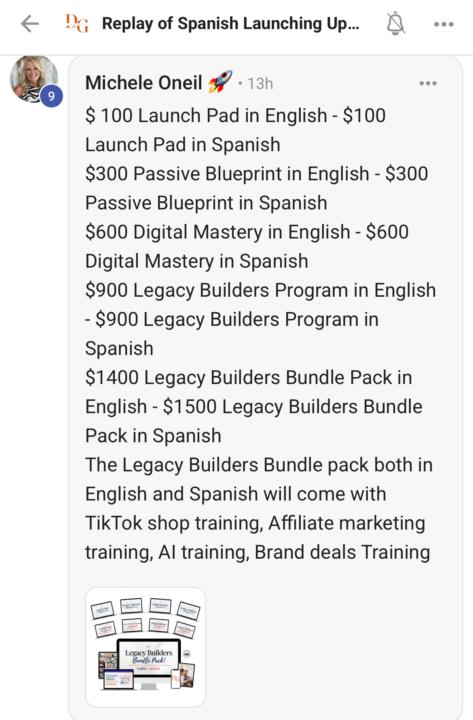 Spanish version- Additional income stream! 