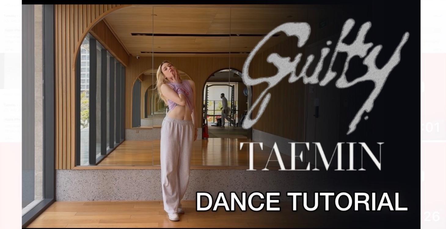 Taemin ‘Guilty’ Dance tutorial (mirrored)