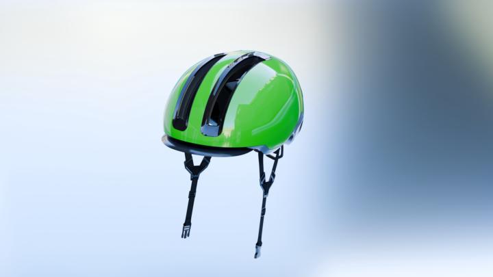 Hello this is bicycle helmet created in Plasticity