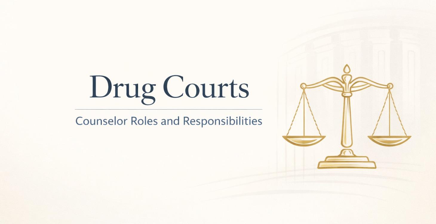 Drug Courts: Counselor Roles and Responsibilities