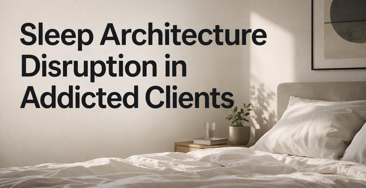 Sleep Architecture Disruption in Addicted Clients