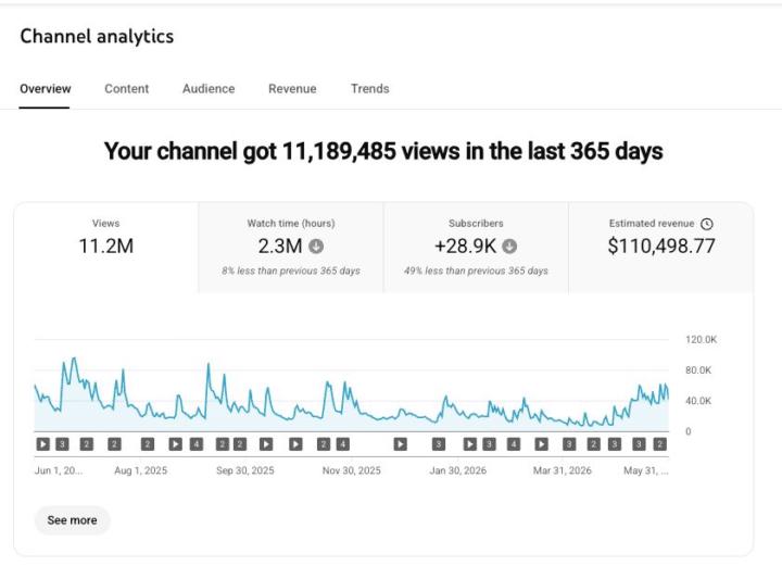 11.2 MILLION VIEWS. $110,000+ REVENUE. ONE AUTOMATION SYSTEM. 💰