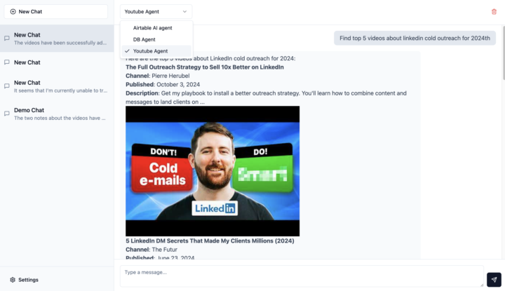 ChatGPT-like interface for N8N AI Agents with Lovable