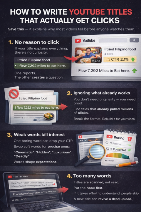 How High-CTR YouTube Titles Are Actually Written