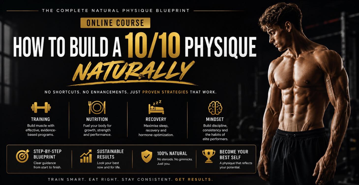 Build a 10/10 physique naturally