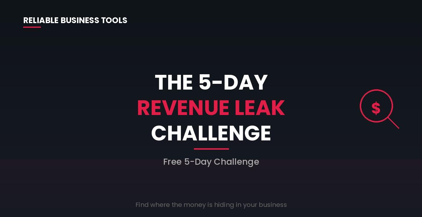The 5-Day Revenue Leak Challenge