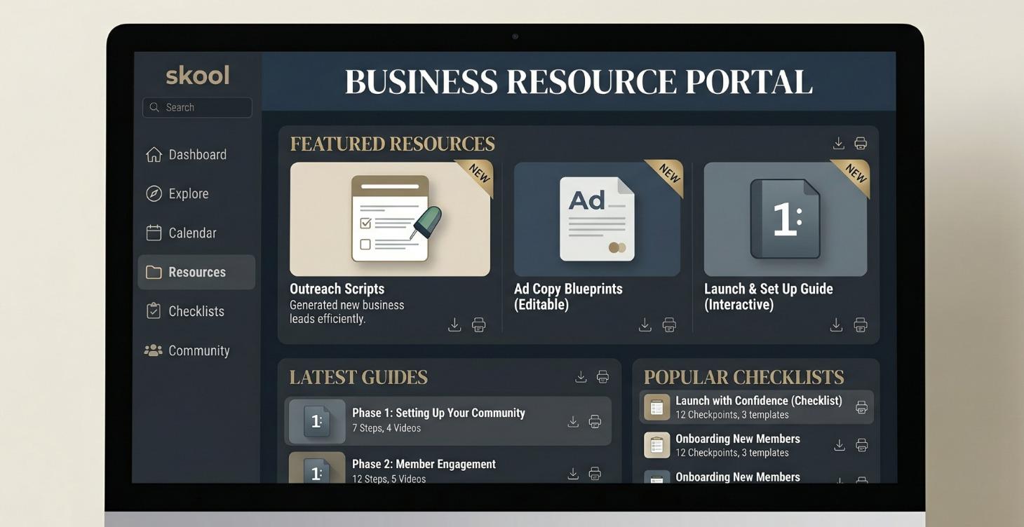 Business Cheat Sheets, Guides and Checklists