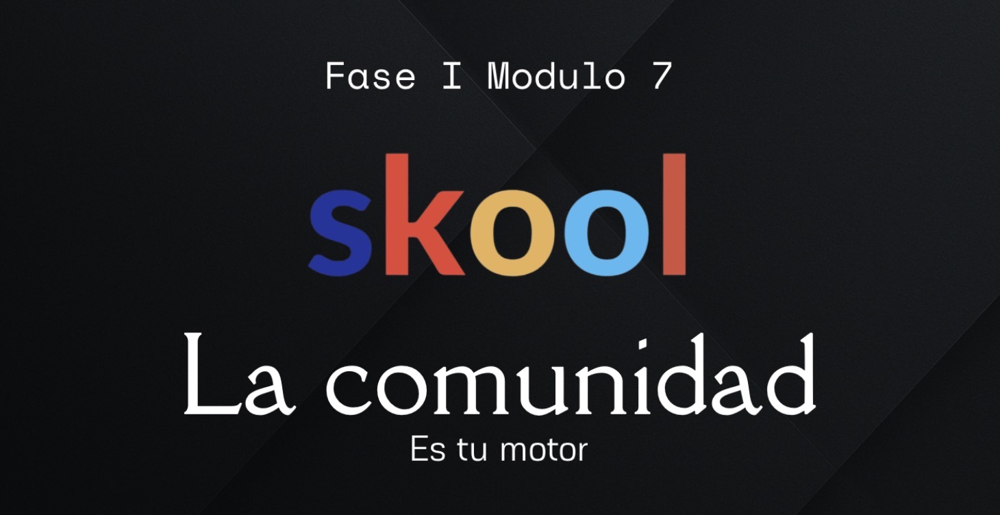 Construye tu comunidad