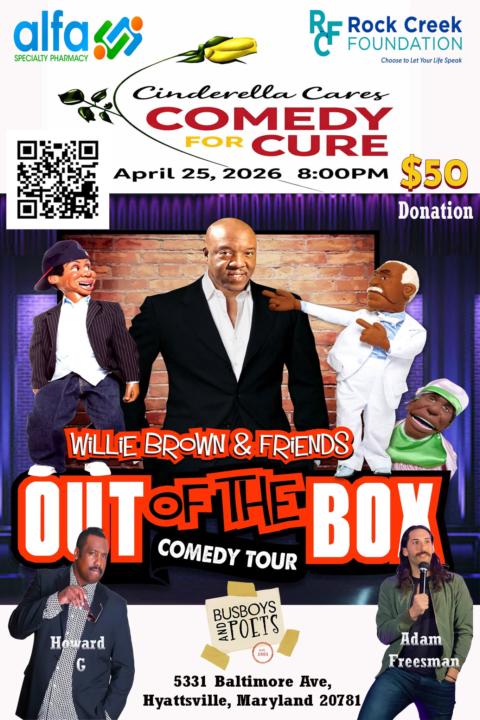 Willie Brown & Friends Will Be Performing at Busboys & Poets in Hyattsville, MD on Saturday April 25, 2026