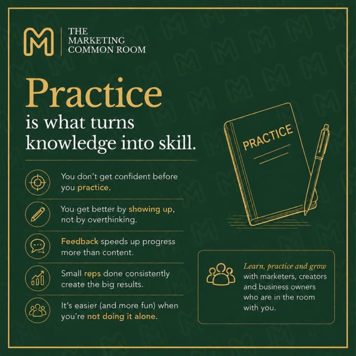 Most people avoid practicing