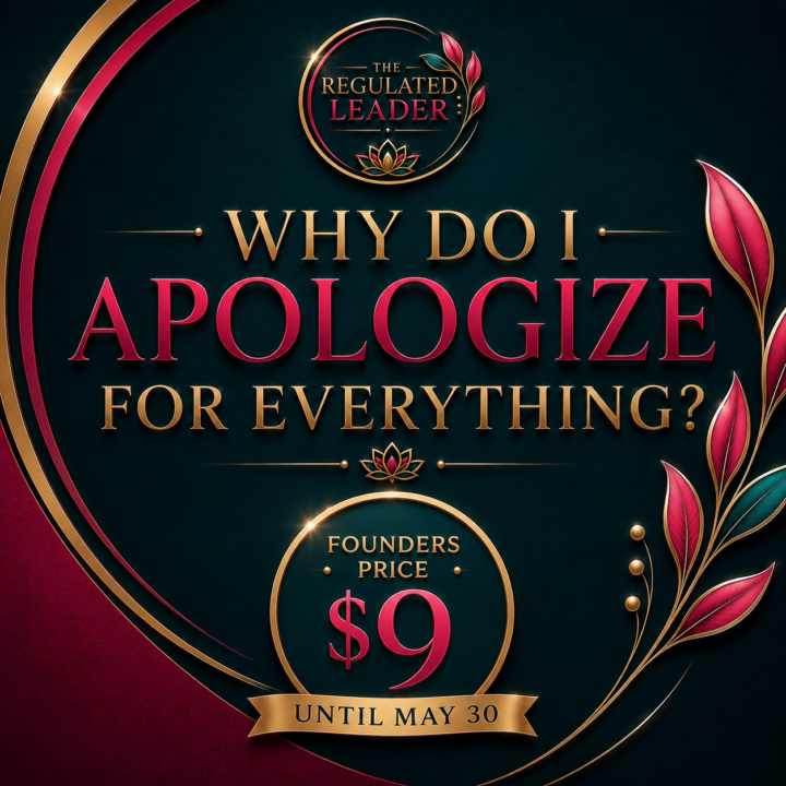 🚨🔥🚒 NEW COURSE ALERT 🔥🚒🚨 Why Do I Apologize For Everything?