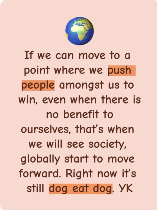 Let’s Push Others To Their Highest Elevation