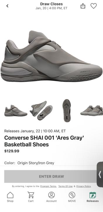 Raffle is live FYI, great pair and reasonable! 🩶